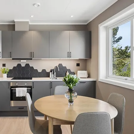Modern Terraced House With Fjord View Centrally Located In Alta